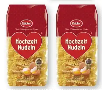 Scheck-in-Center Zabler Hochzeit Nudeln Angebot