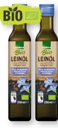 Scheck-in-Center Edeka Bio Leinöl Angebot