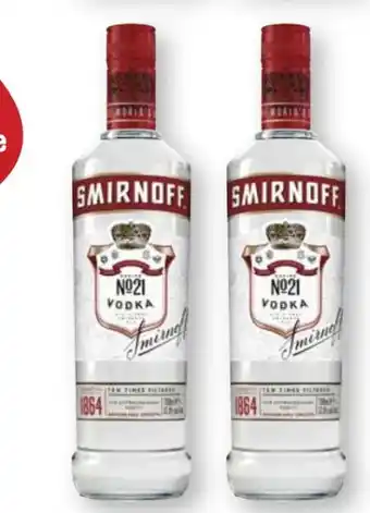 Scheck-in-Center Smirnoff Vodka Angebot