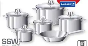 Scheck-in-Center SSW Kochtopfset 6-tlg Angebot