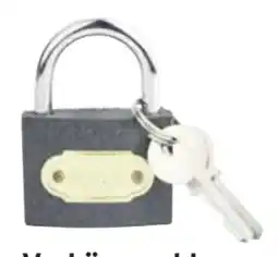 Scheck-in-Center Vorhängeschloss Angebot