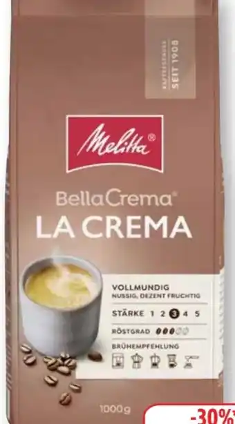 Edeka Melitta BellaCrema La Crema Angebot