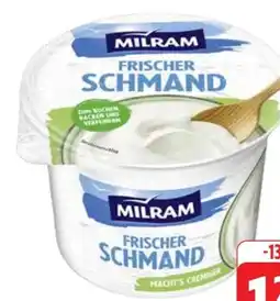 Edeka Milram Frischer Schmand Angebot