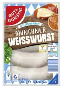 Edeka Gut & Günstig Münchner Weisswurst Angebot