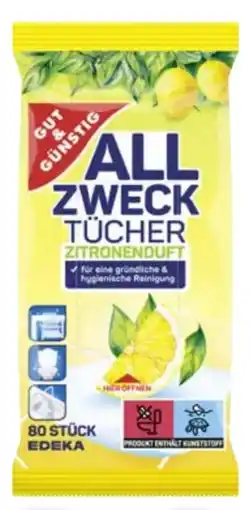 Edeka Gut & Günstig Allzweck-Tücher Citrus Angebot