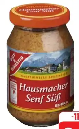 Edeka Gut & Günstig Hausmacher Senf Süß Angebot