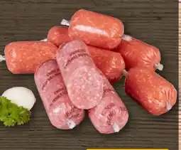 REWE Center Metzgerei Wilhelm Brandenburg Zwiebelmettwurst Angebot