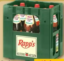 REWE Center Rapp's Kelterei Wetterauer Gold Apfelwein Angebot