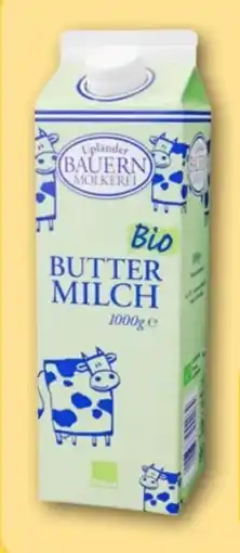 REWE Center Upländer Bauern Molkerei Bio Frucht Buttermilch Angebot