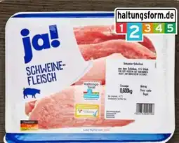 REWE ja! Schweine Schnitzel Angebot
