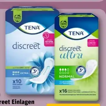 REWE Tena Discreet Einlagen Extra Angebot
