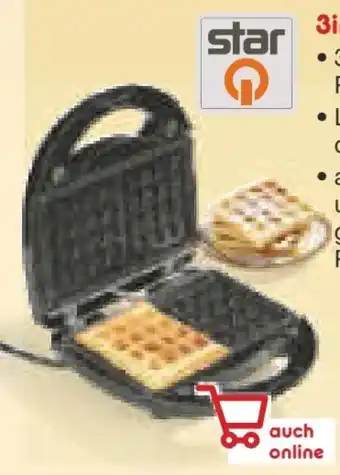 Netto Marken-Discount Star-Q 3in1 Snackmaker Angebot