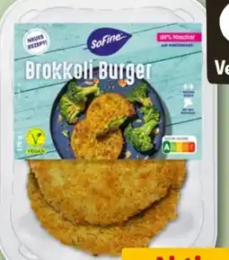 REWE SoFine Brokkoli Burger Vegan Angebot