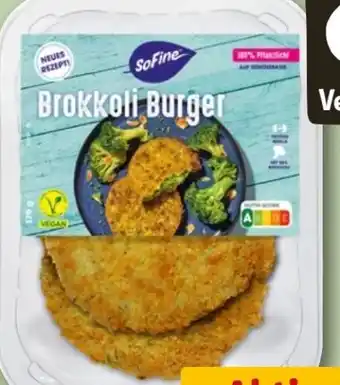 REWE SoFine Brokkoli Burger Vegan Angebot