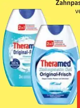 Edeka Theramed Zahncreme 2in1 Original Angebot