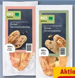 REWE Back Bord Bio Selfies Bio-Dinkel-Olivenciabatta Angebot