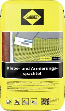 Globus Baumarkt Sakret Klebe- und Armierungsspachtel Angebot