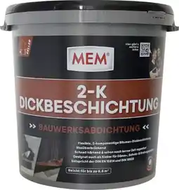 Globus Baumarkt MEM Bitumen 2-K Dickbeschichtung Angebot