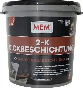 Globus Baumarkt MEM Bitumen 2-K Dickbeschichtung Angebot