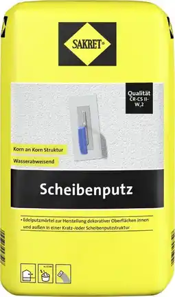 Globus Baumarkt Sakret Scheibenputz Angebot