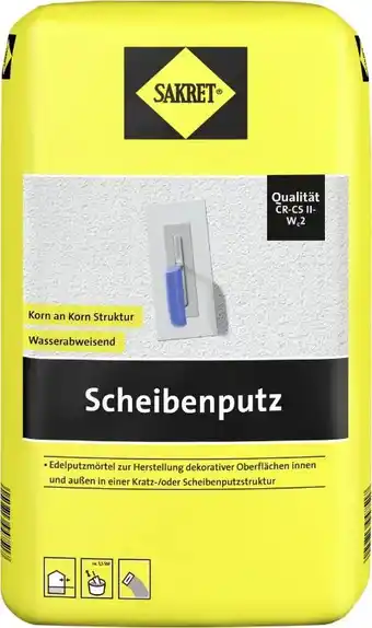 Globus Baumarkt Sakret Scheibenputz Angebot