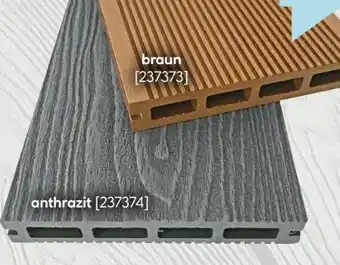 Hellweg Hartmann Holzmarkt WPC-Terrassendiele Angebot
