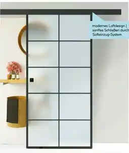 Hellweg Durabil Glasschiebetür-Set Loft Angebot