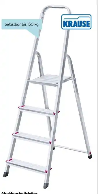 Hellweg Krause Alu-Haushaltsleiter Angebot