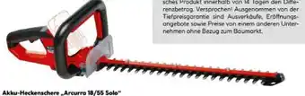 Hellweg Einhell Akku-Heckenschere Arcurra 18/55 Solo Angebot