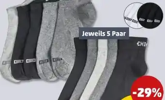 PENNY Chiemsee Herren Sneakersocken 5 Paar Angebot