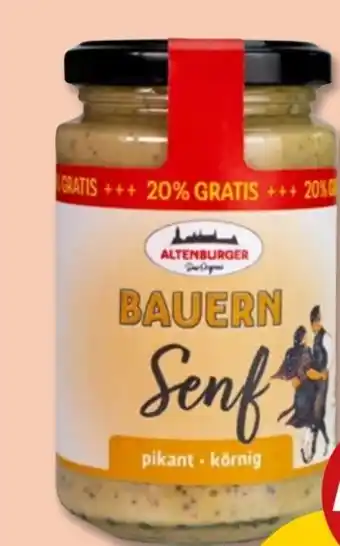 PENNY Altenburger Senf & Feinkost Bauernsenf Angebot