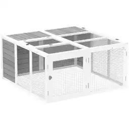 Netto Marken-Discount PawHut Kaninchenstall Tannenholz, Stahl Angebot