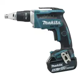 toom Baumarkt Makita Akku-Schnellbauschrauber 'DFS452RTJ' mit 2 Akkus, mit LED, 18 V Angebot