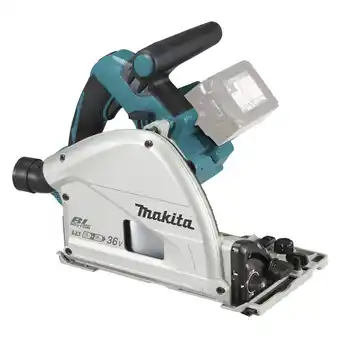 toom Baumarkt Makita Akku-Tauchsäge 'DSP600ZJ' blau/schwarz 18 V ohne Akku, Ø 165 mm Angebot