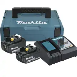 toom Baumarkt Makita Akku-Set mit Schnellladegerät und 2 x 18-V-Akkus, 3 Ah Angebot