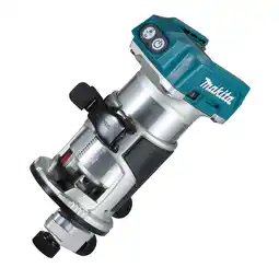 toom Baumarkt Makita Akku-Multifunktionsfräse 'DRT50ZJX2' ohne Akku, mit 3 Fräsmodulen, 18 V Angebot
