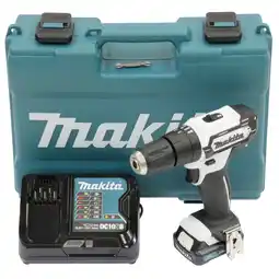 toom Baumarkt Makita Akku-Schlagbohrschrauber 'HP333DSAW' 12 V mit Akku, Ladegerät und Koffer Angebot