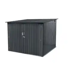 toom Baumarkt Fahrradbox Stahl 204 x 206 x 145/163 cm Angebot