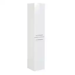 toom Baumarkt Fackelmann Hochschrank 'B.Clever' weiß glänzend 30 x 159 x 32 cm Angebot