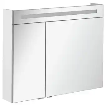toom Baumarkt Fackelmann LED-Spiegelschrank 'B.Clever' weiß 90 x 70,6 x 15,8 cm Angebot