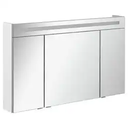 toom Baumarkt Fackelmann LED-Spiegelschrank 'B.Clever' weiß 120 x 70,6 x 15,8 cm Angebot