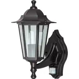 toom Baumarkt toom Außenwandleuchte 'Heidelberg' schwarz 25 x 19,5 x 34,5 cm, mit Bewegungsmelder Angebot