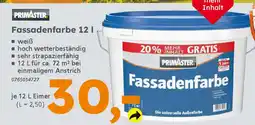 Globus Baumarkt PRIMASTER Fassadenfarbe Angebot