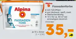 Globus Baumarkt Alpina Fassadenfarbe Angebot