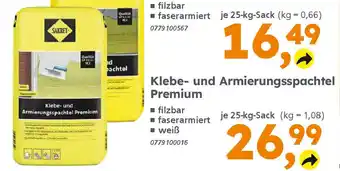 Globus Baumarkt SAKRET Klebe- und Armierungsspachtel Premium Angebot