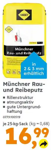 Globus Baumarkt SAKRET Münchner Rau- und Reibeputz Angebot