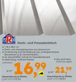 Globus Baumarkt SARΕΙ Dach- und Fassadenblech Angebot