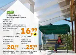 Globus Baumarkt gutta Polycarbonat- Hohlkammerplatte Angebot