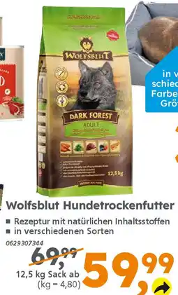Globus Baumarkt Wolfsblut Hundetrockenfutter Angebot