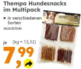 Globus Baumarkt Thempa Hundesnacks im Multipack Angebot